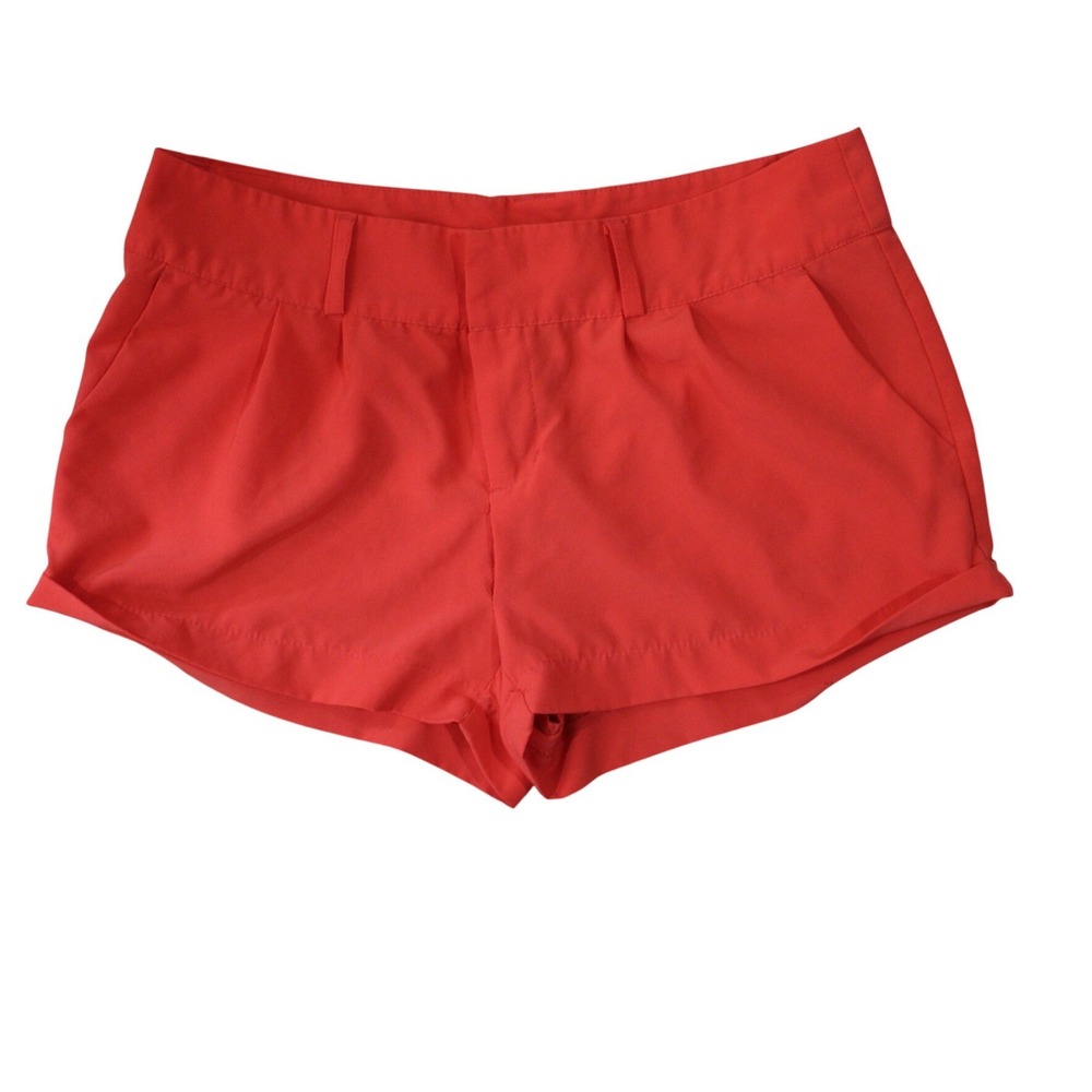 Spacegirlz Coral Shorts Womens Size 13 Bright Orange Casual Lightweight